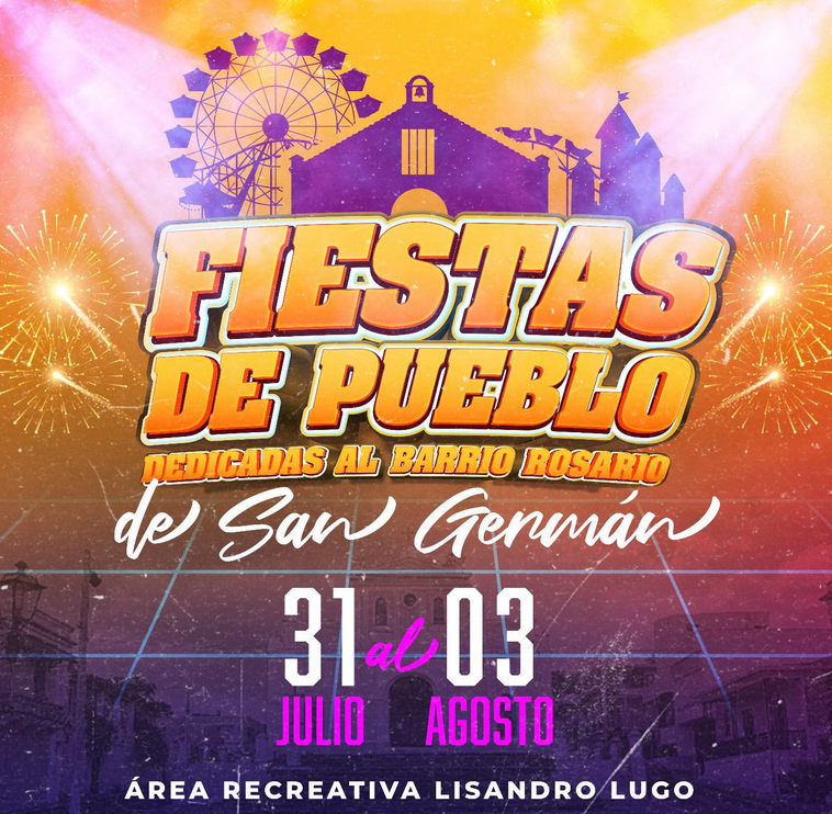 Cartel oficial de las Fiestas Patronales de San Germán 2025